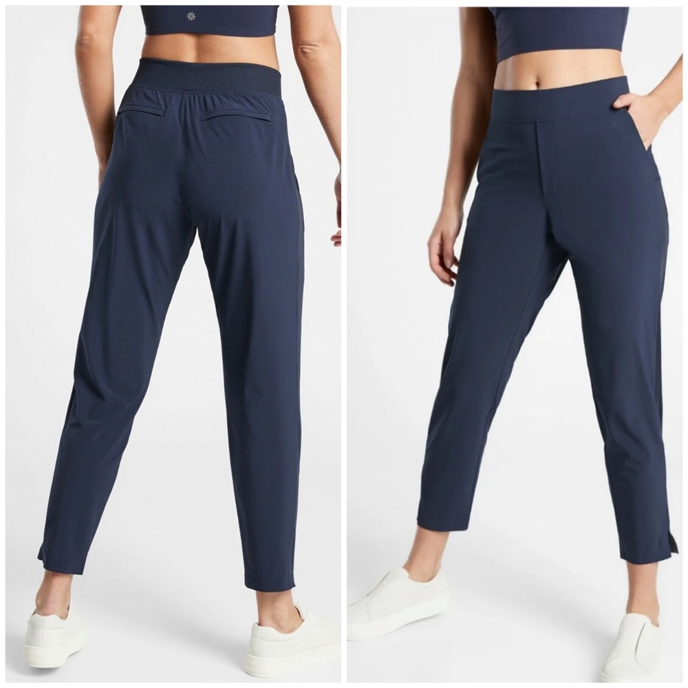 Athleta Navy Brooklyn Pants Size 12